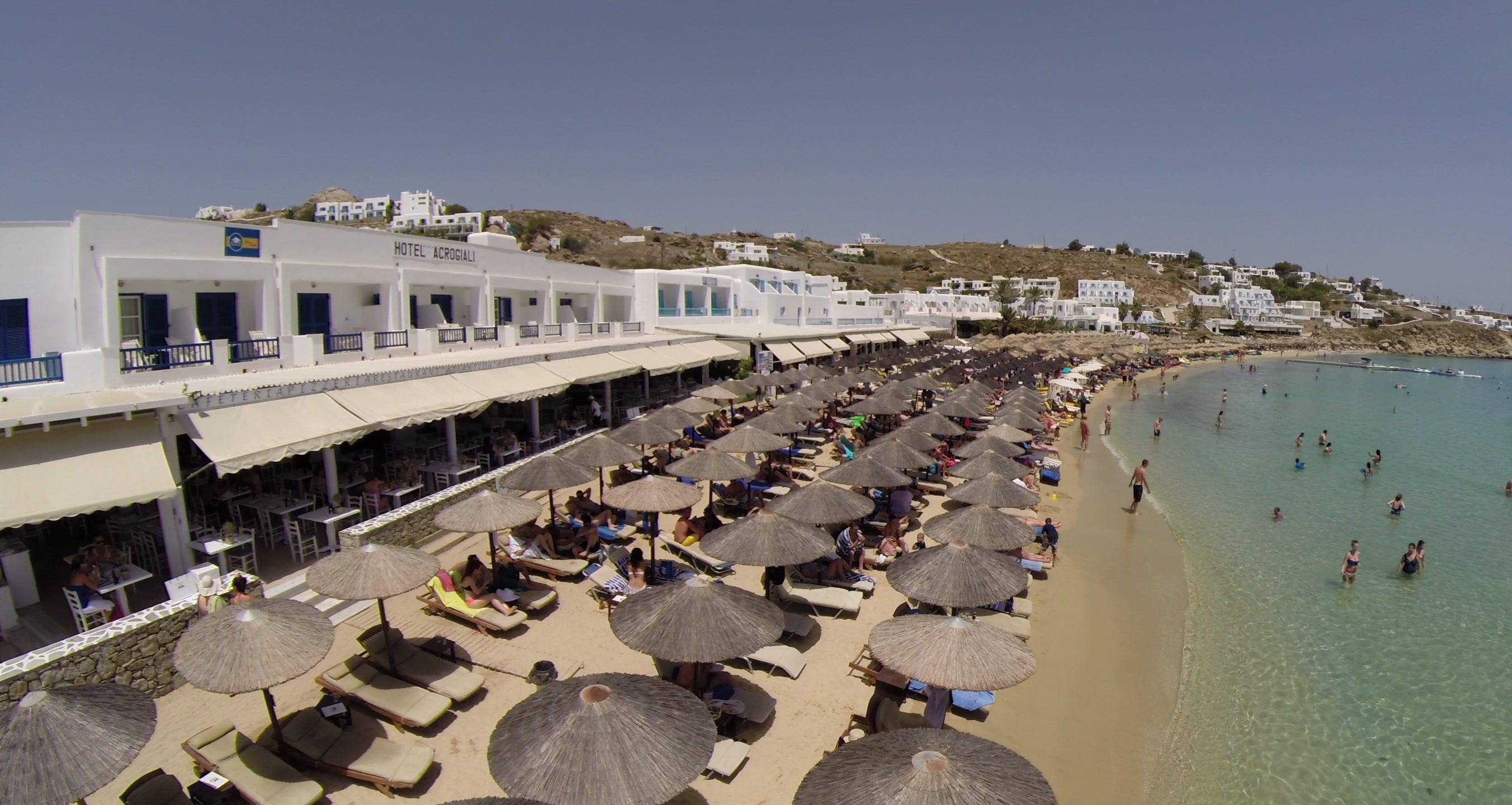 Acrogiali Beach Hotel Mykonos Platys Gialos  Zewnętrze zdjęcie